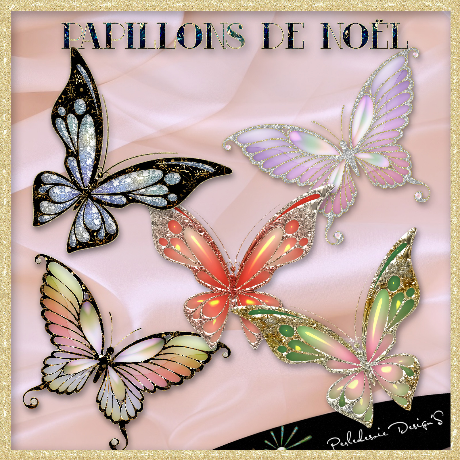 Papillons de Nol by N/A