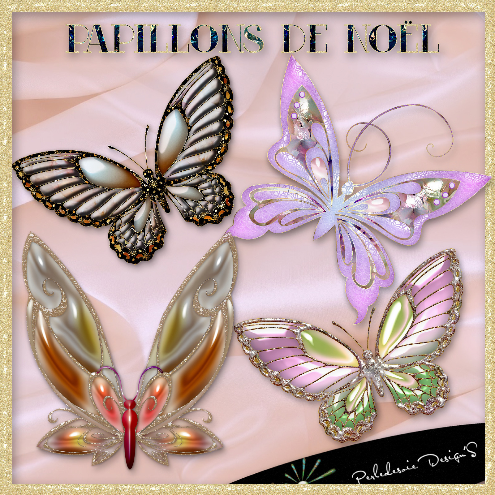 Papillons de Nol by N/A