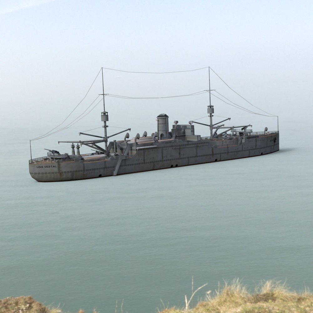 USS Vestal for DAZ Studio by N/A