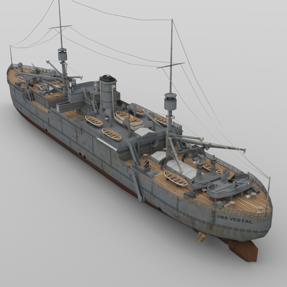 USS Vestal for DAZ Studio by N/A