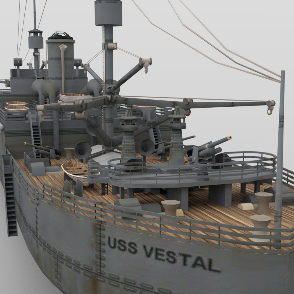 USS Vestal for DAZ Studio by N/A