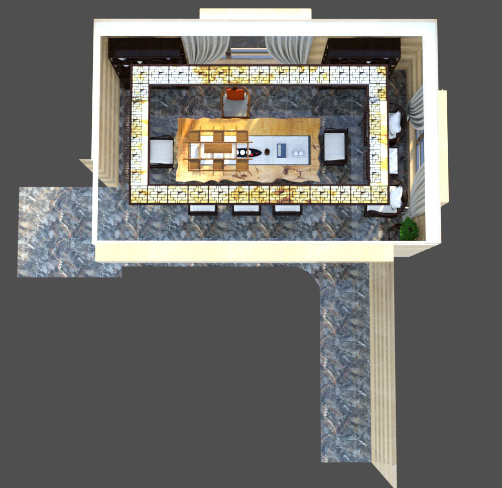 Chinese Traditional Study Room by N/A