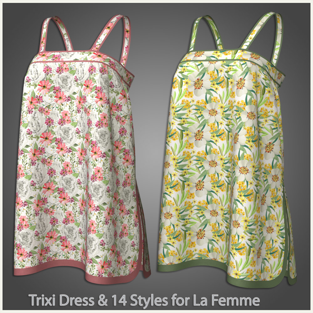 Trixi Dress and 14 Styles for La Femme by N/A