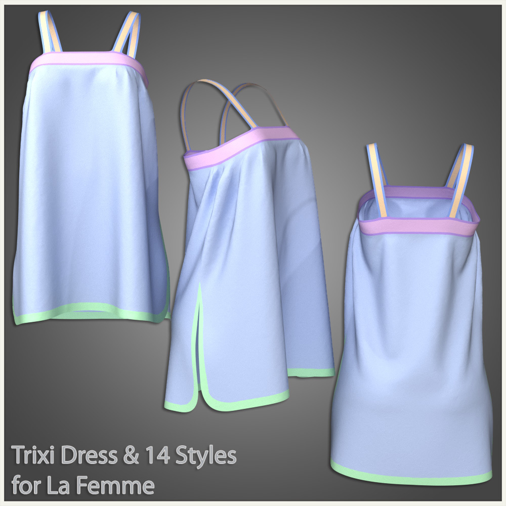 Trixi Dress and 14 Styles for La Femme by N/A