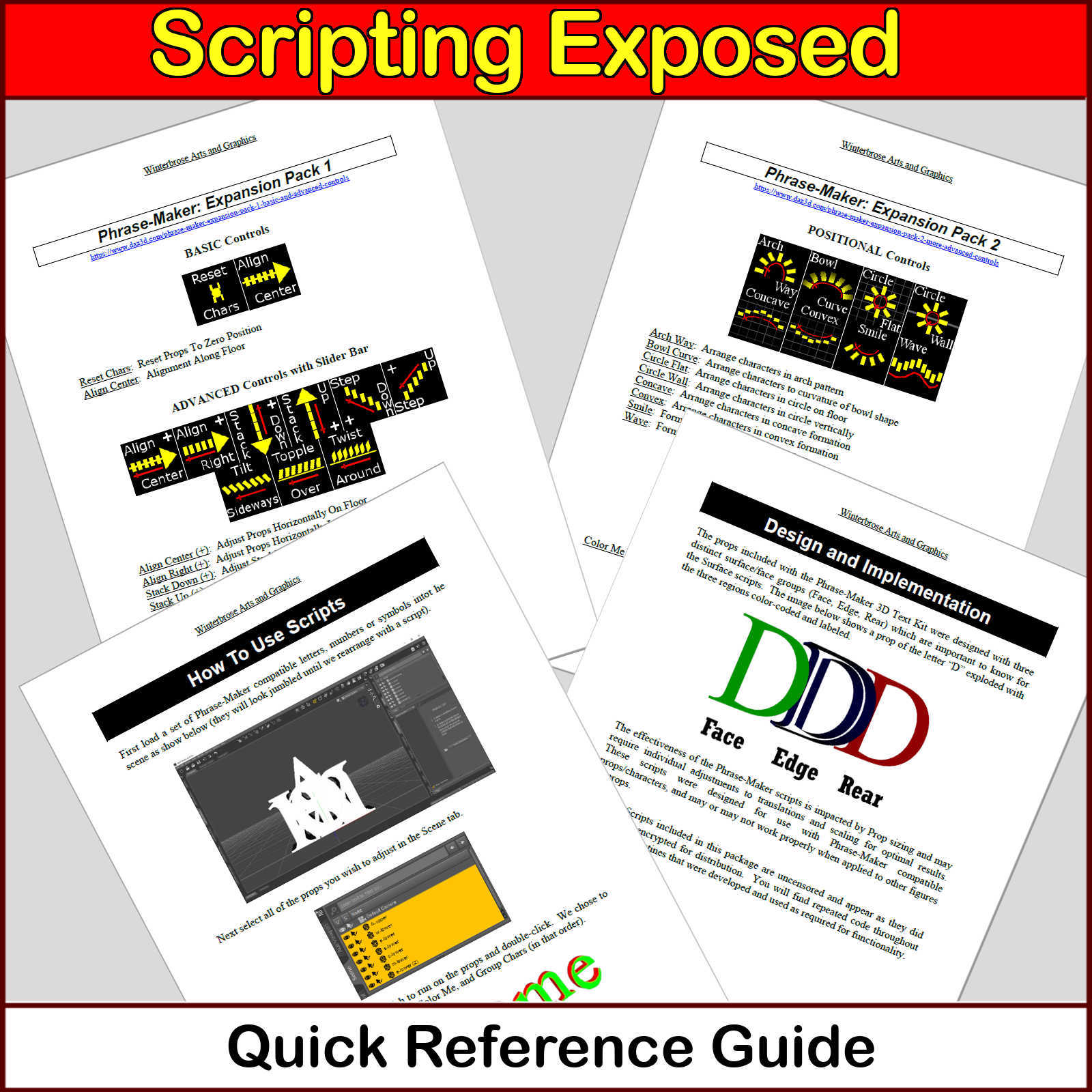 SCRIPTING EXPOSED Phrase-Maker Utilities, The Uncensored Daz Script Source Code by N/A