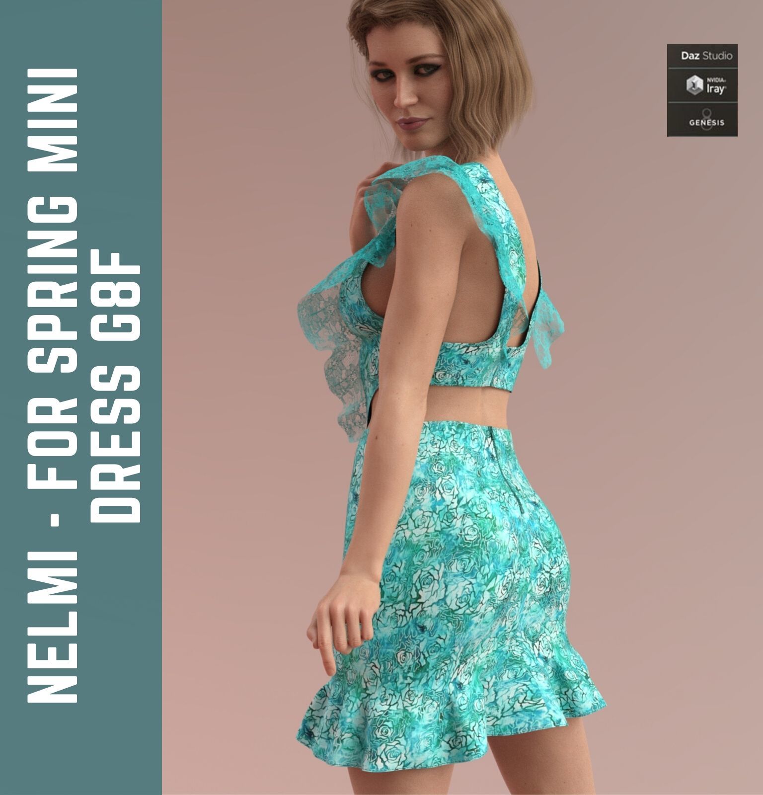 Nelmi - dForce Spring Mini Dress G8F by N/A