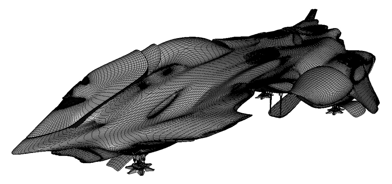 GX-799 Starship Anthera by N/A