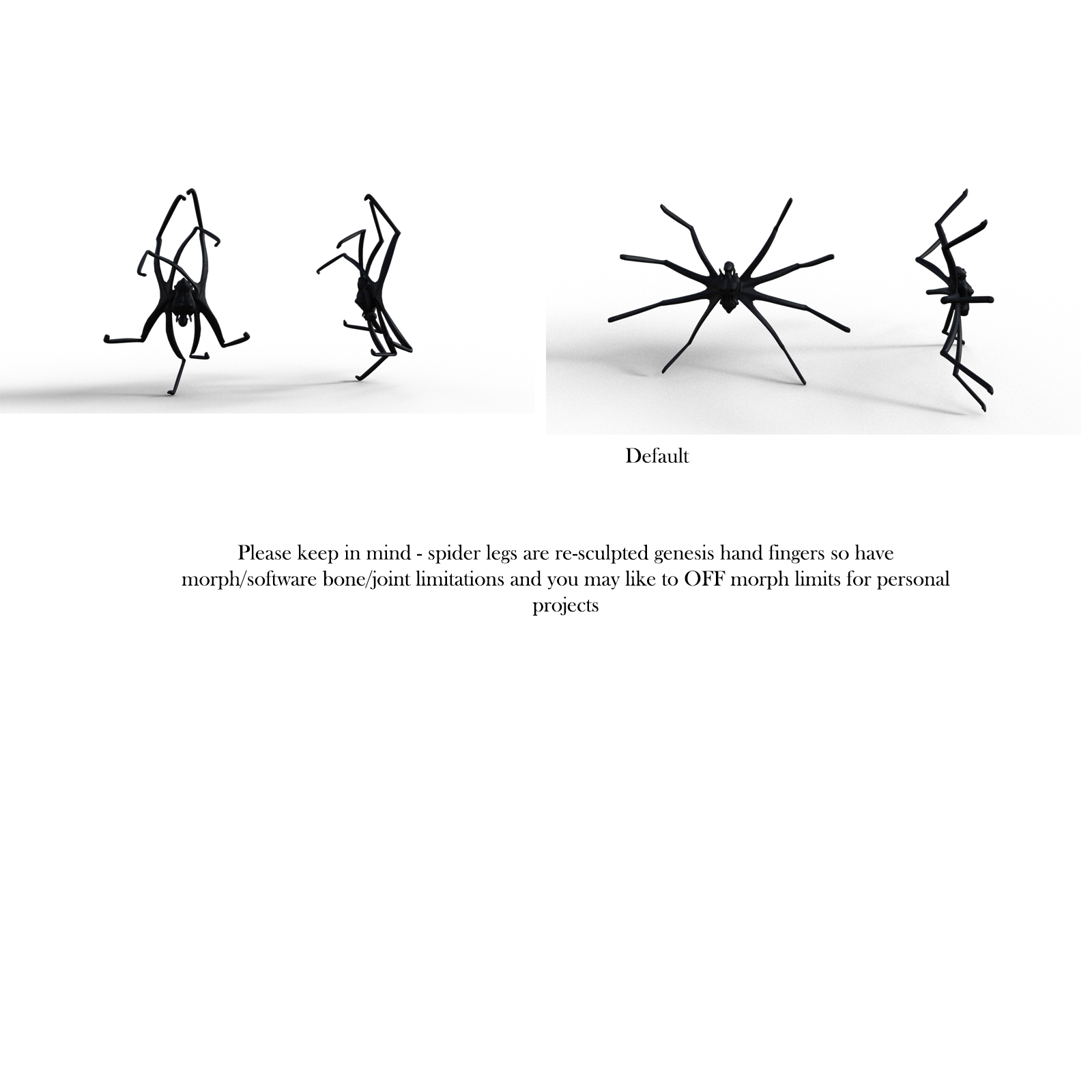 Spider Poses for G8F by N/A