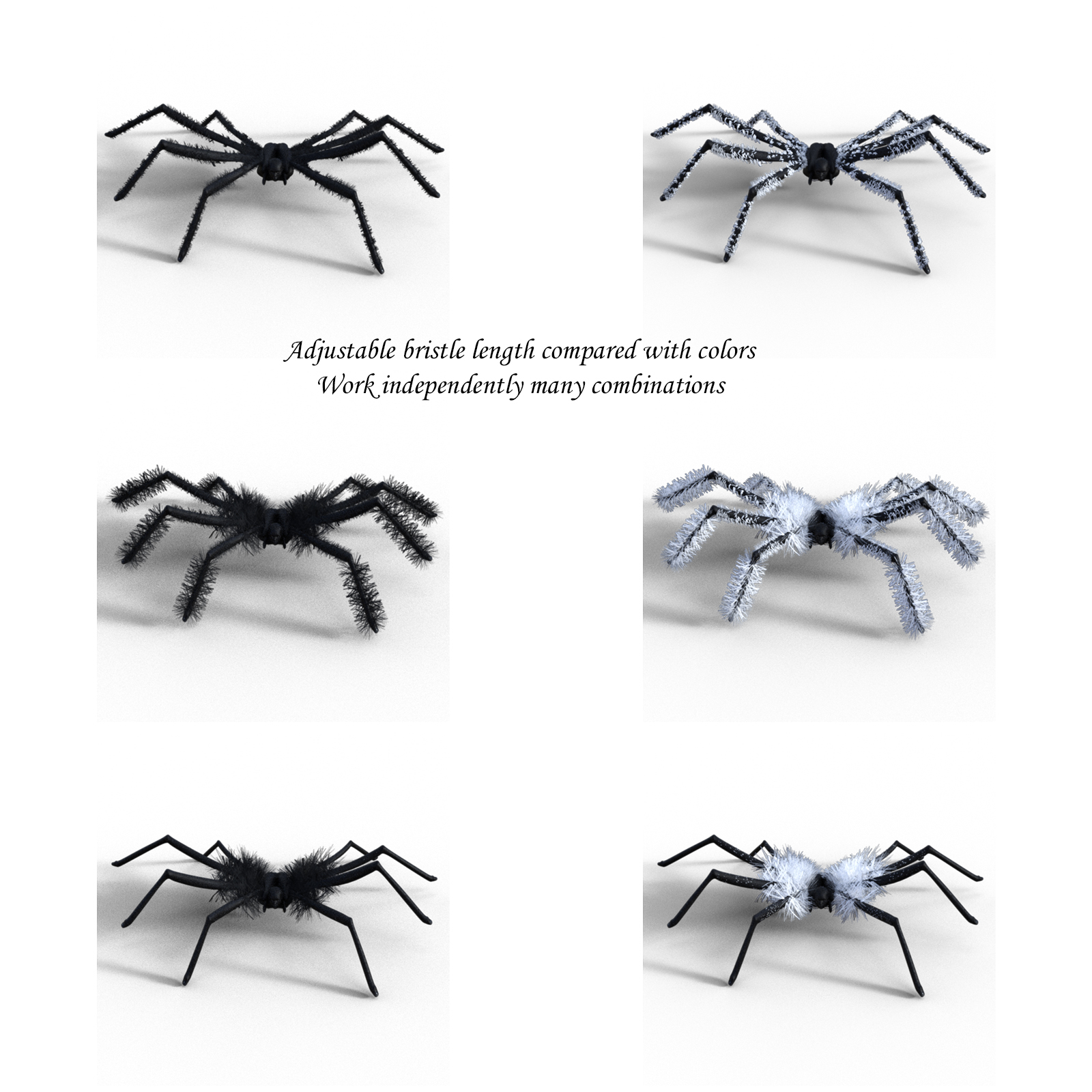 Spider Bristles Addon for G8F by N/A
