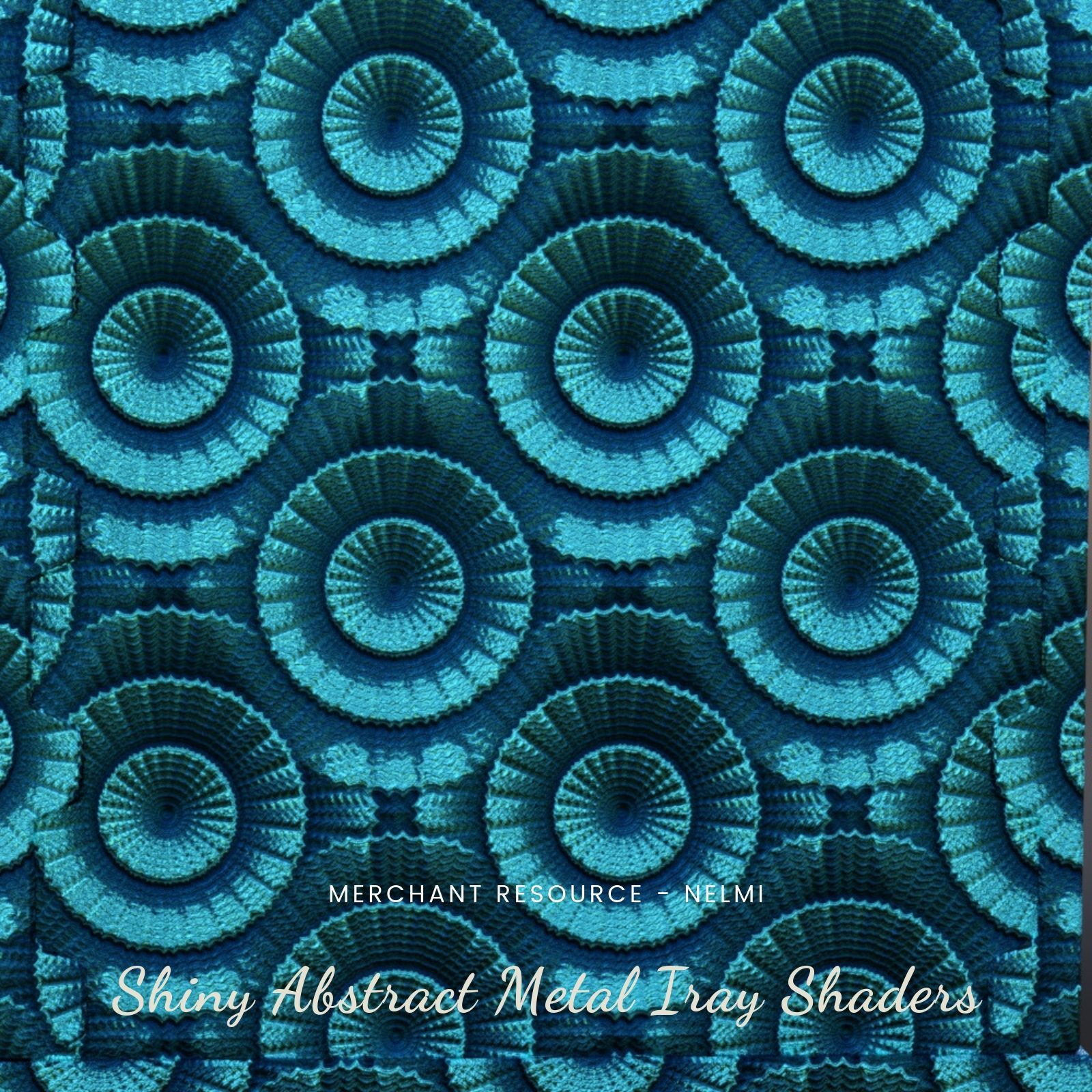 Shiny Abstract Metal Iray Shaders by N/A