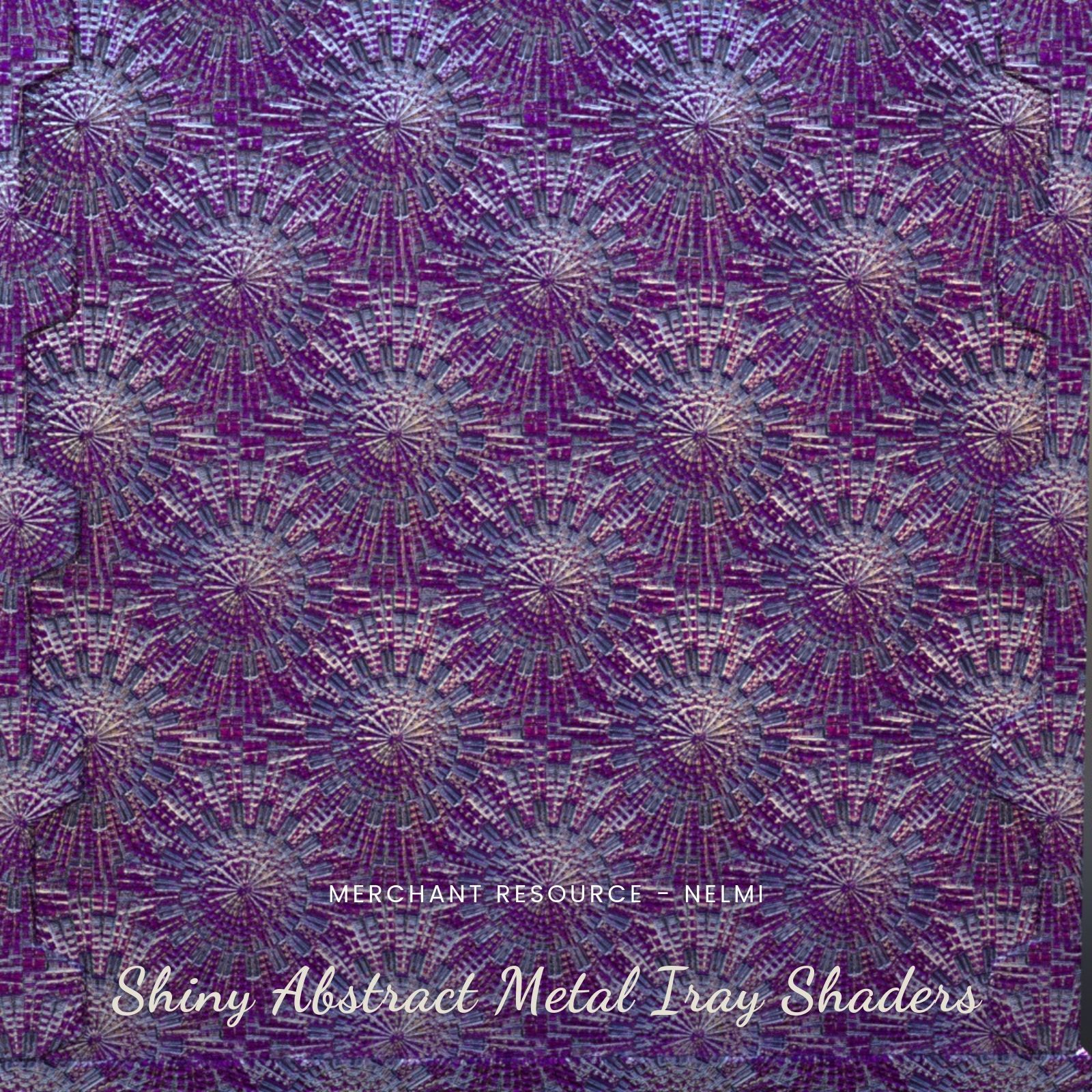 Shiny Abstract Metal Iray Shaders by N/A