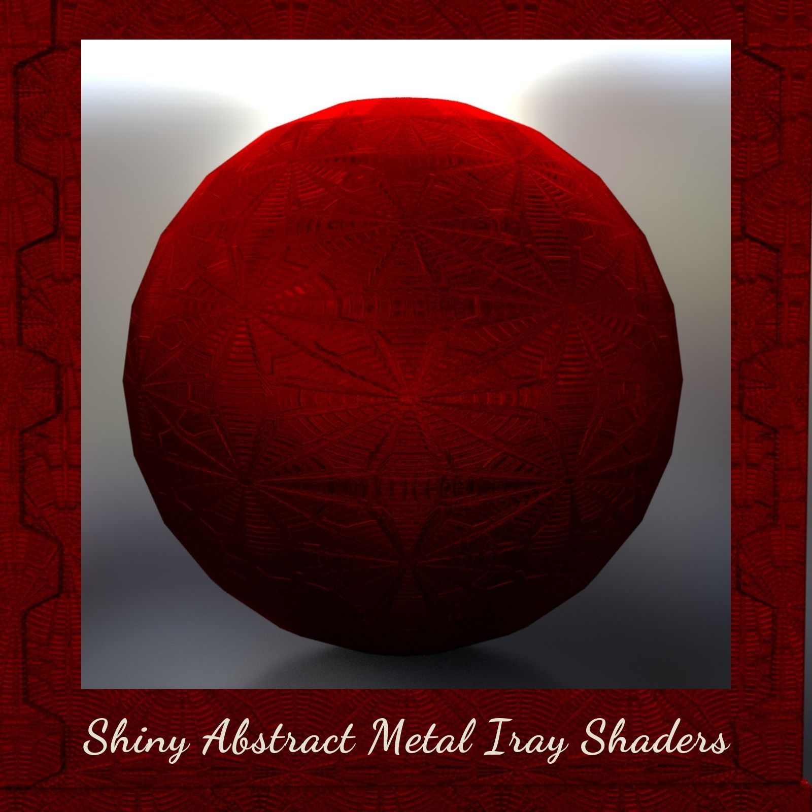 Shiny Abstract Metal Iray Shaders by N/A