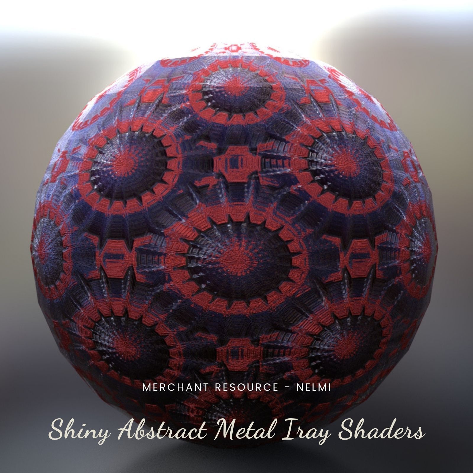 Shiny Abstract Metal Iray Shaders by N/A