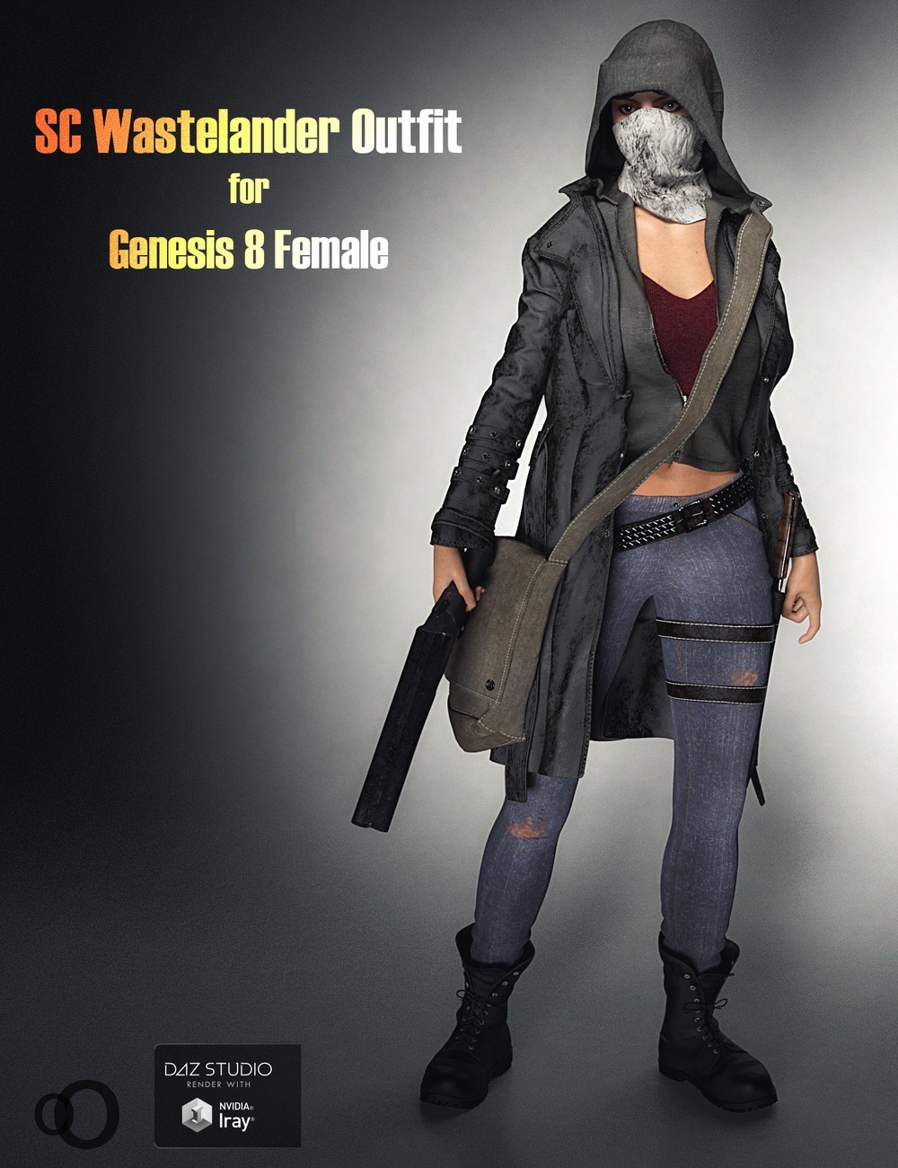 SC Wastelander Outfit for Genesis 8 Female by N/A