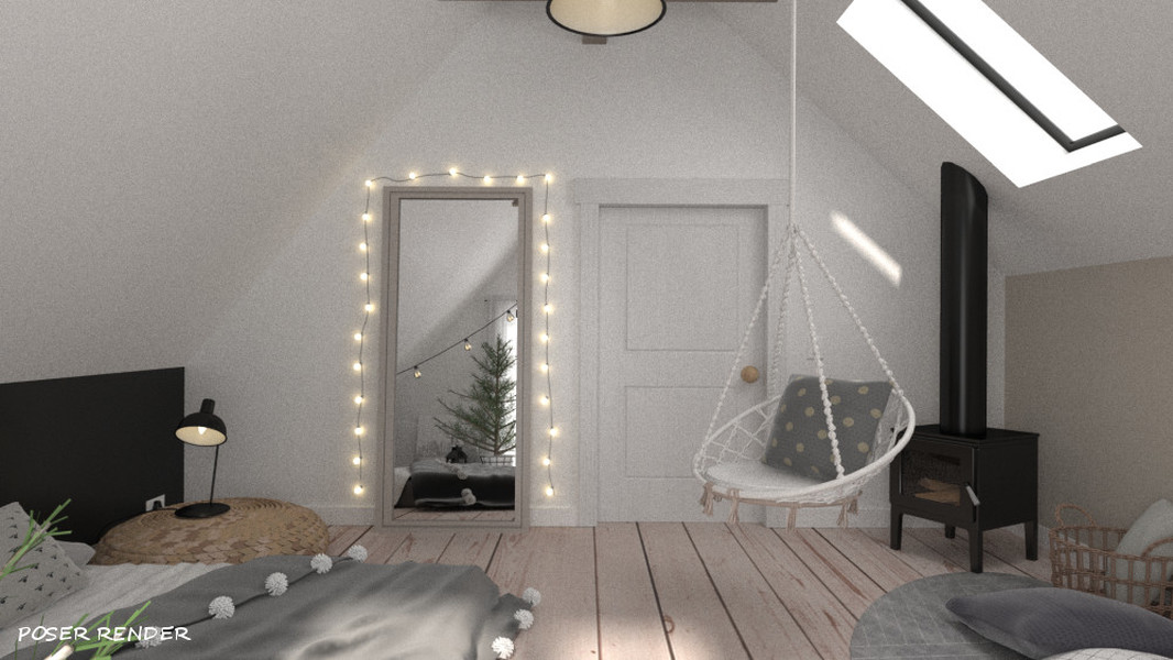 Winter Bedroom by N/A