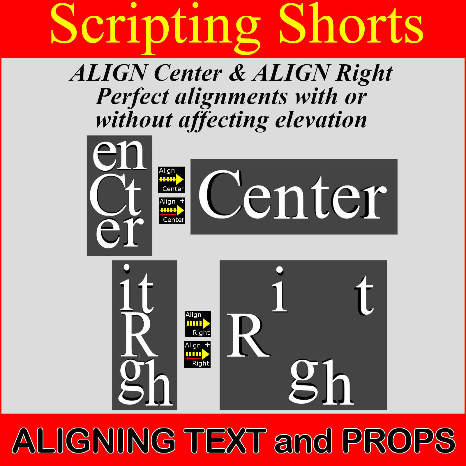 SCRIPTING SHORTS Aligning Text and Props (Phrase-Maker Utilities) by N/A