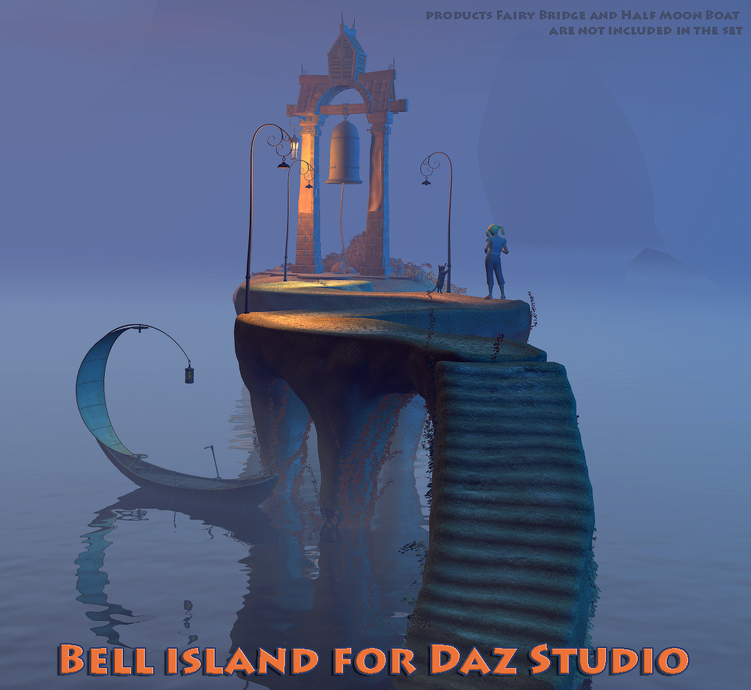 Bell island for Daz Studio by N/A