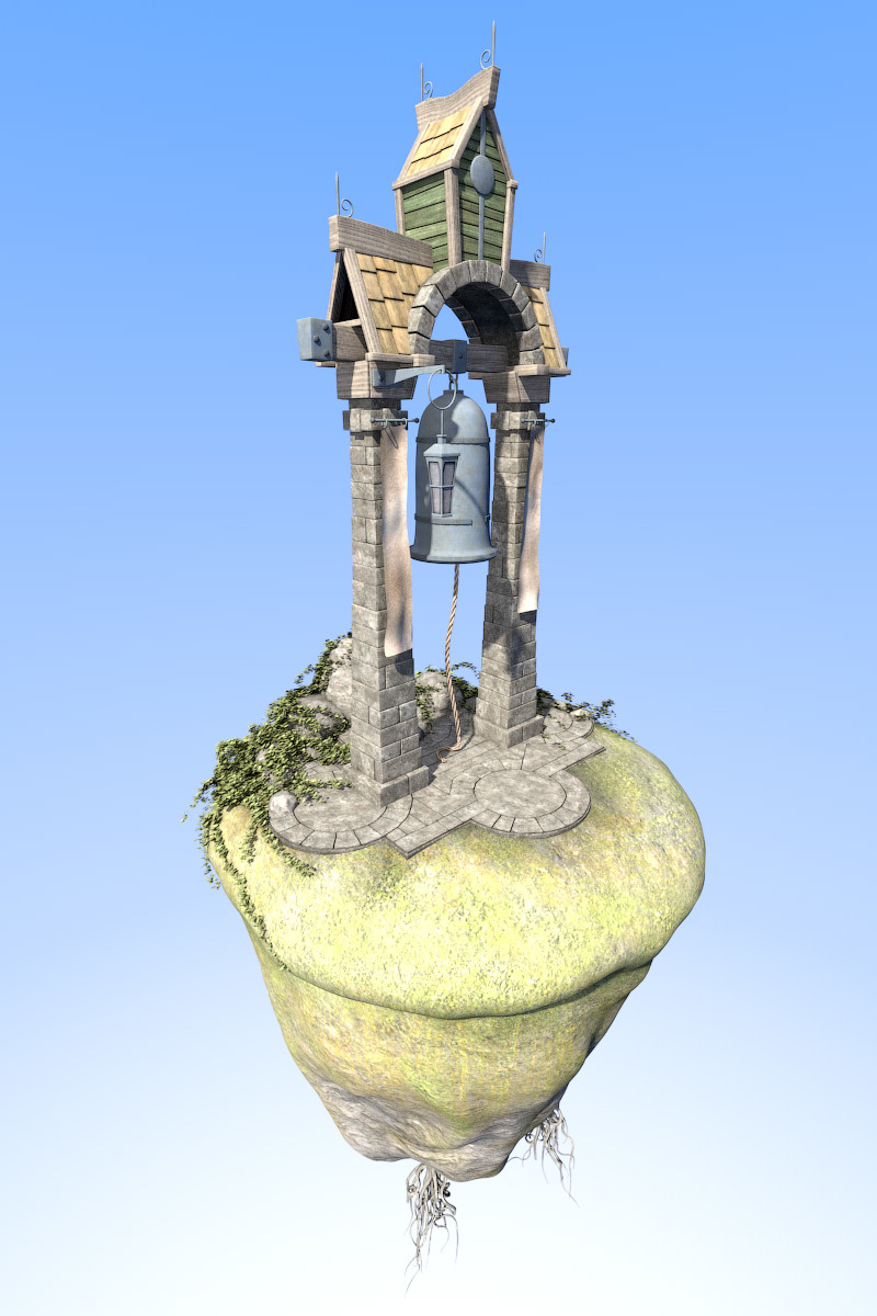 Bell island for Daz Studio by N/A