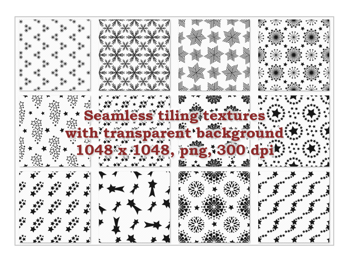 60 Star Overlay Textures - A Merchant Resource by N/A