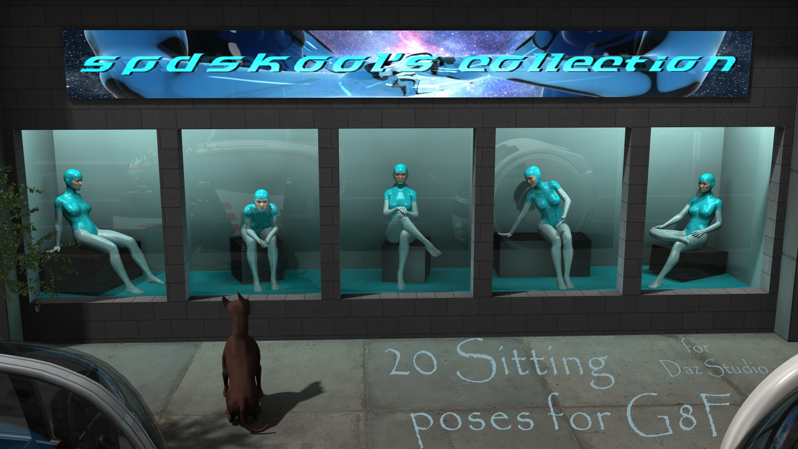 20 Sitting Poses for G8F by N/A