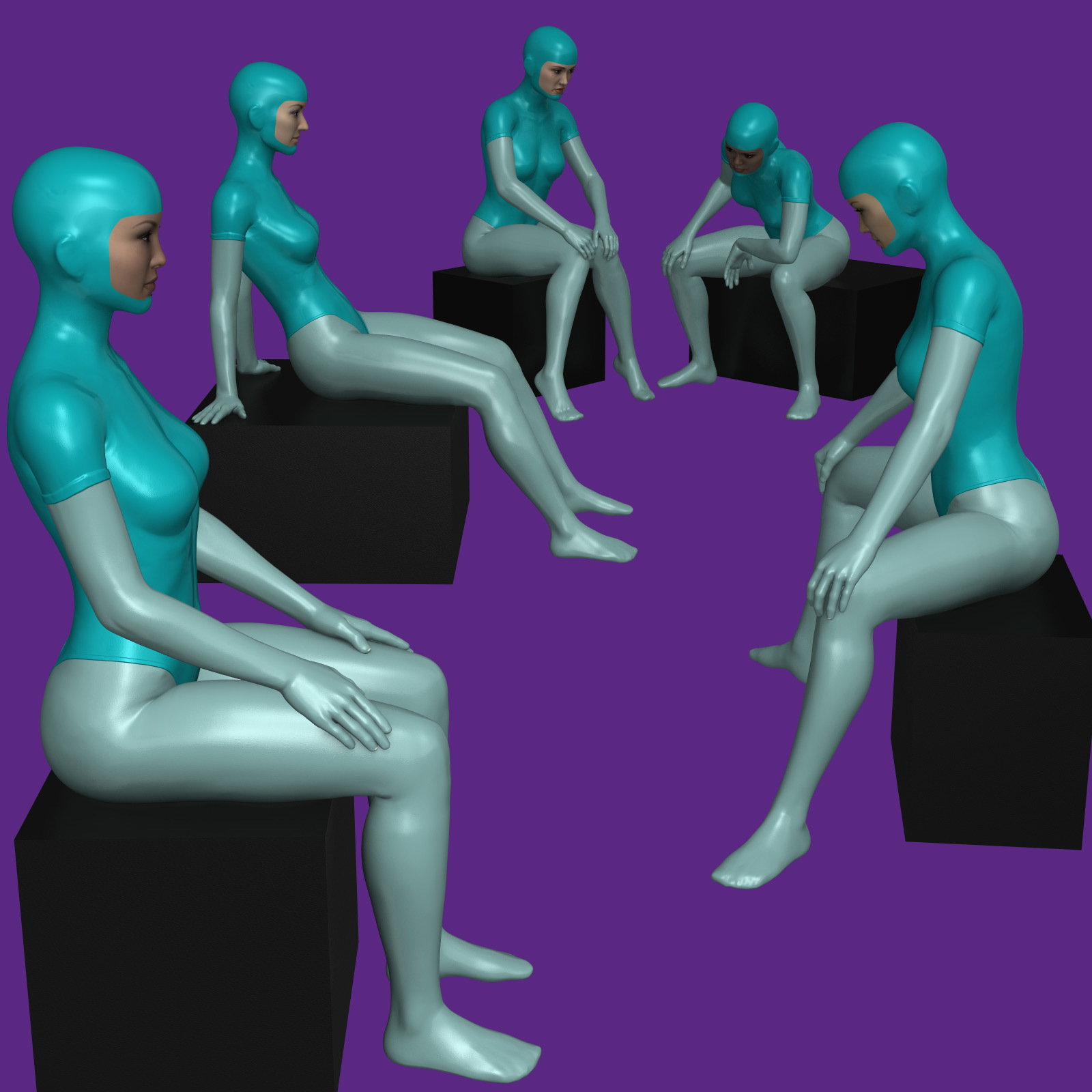 20 Sitting Poses for G8F by N/A
