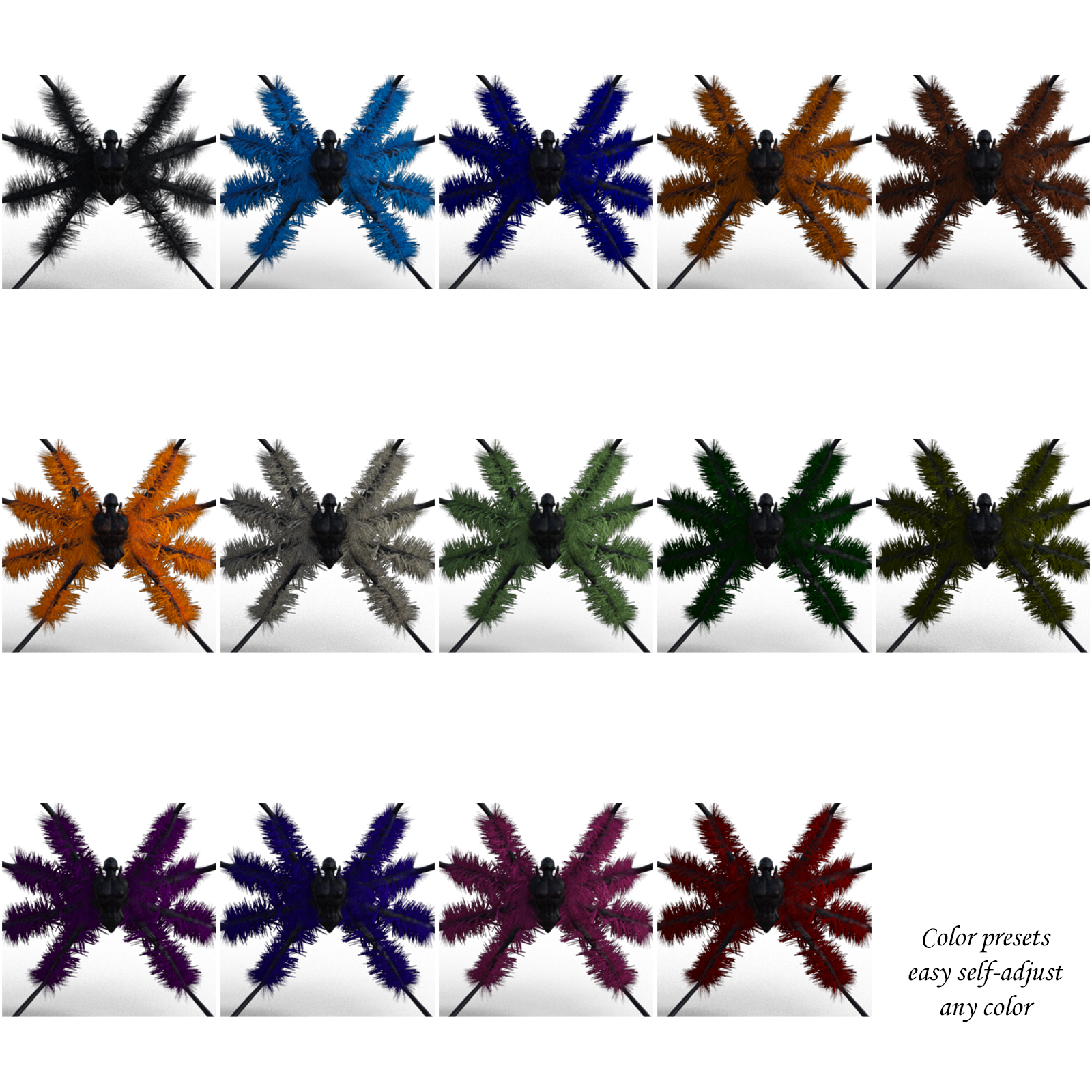 Spider Bristles Addon for G8M by N/A