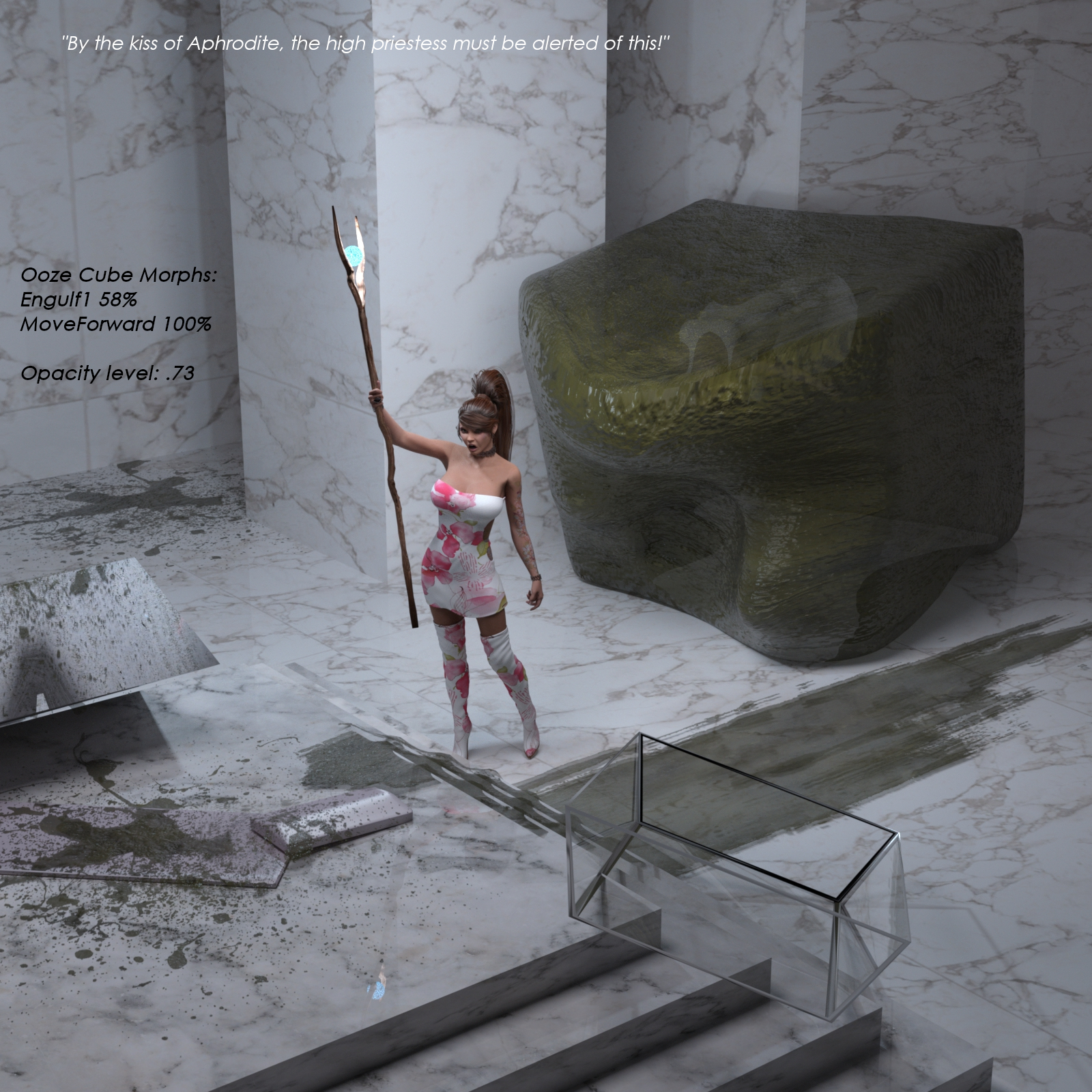 Dungeon Denizens - The Ooze Cube by N/A