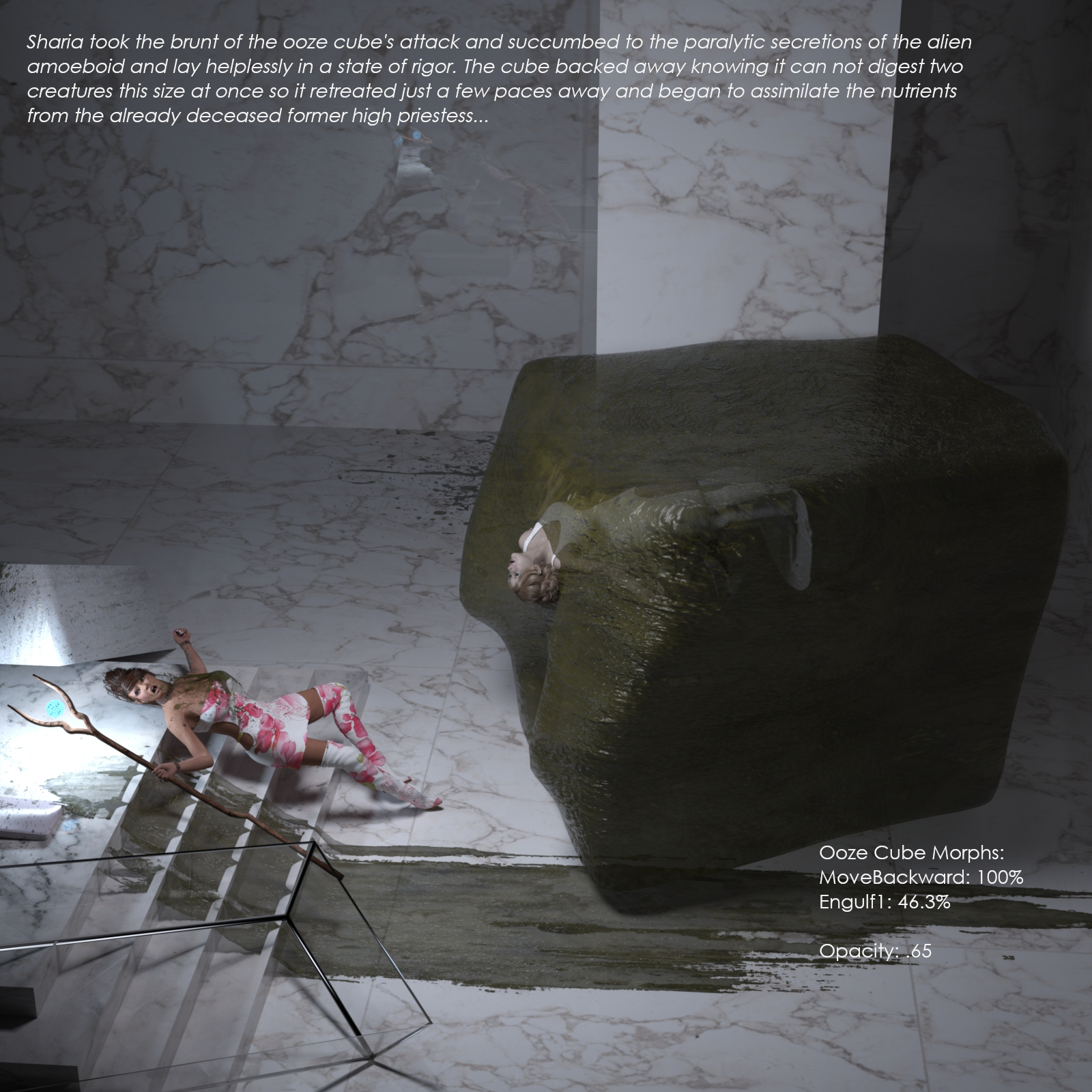 Dungeon Denizens - The Ooze Cube by N/A