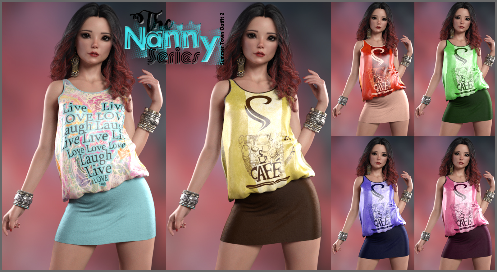 The Nanny Series: Summer Town Outfit 2 G8F by N/A
