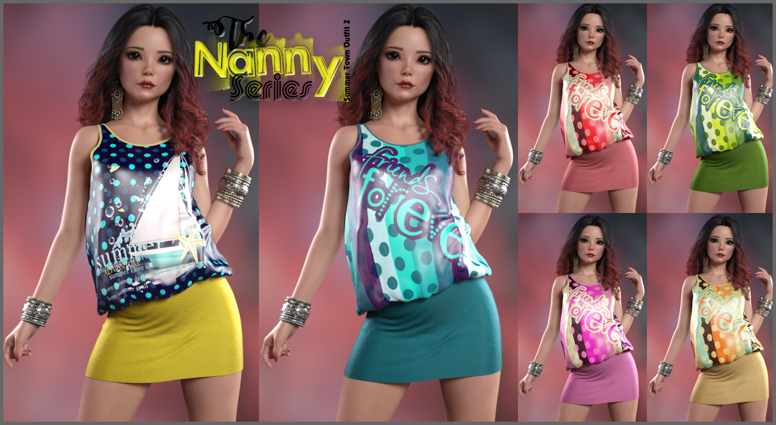 The Nanny Series: Summer Town Outfit 2 G8F by N/A