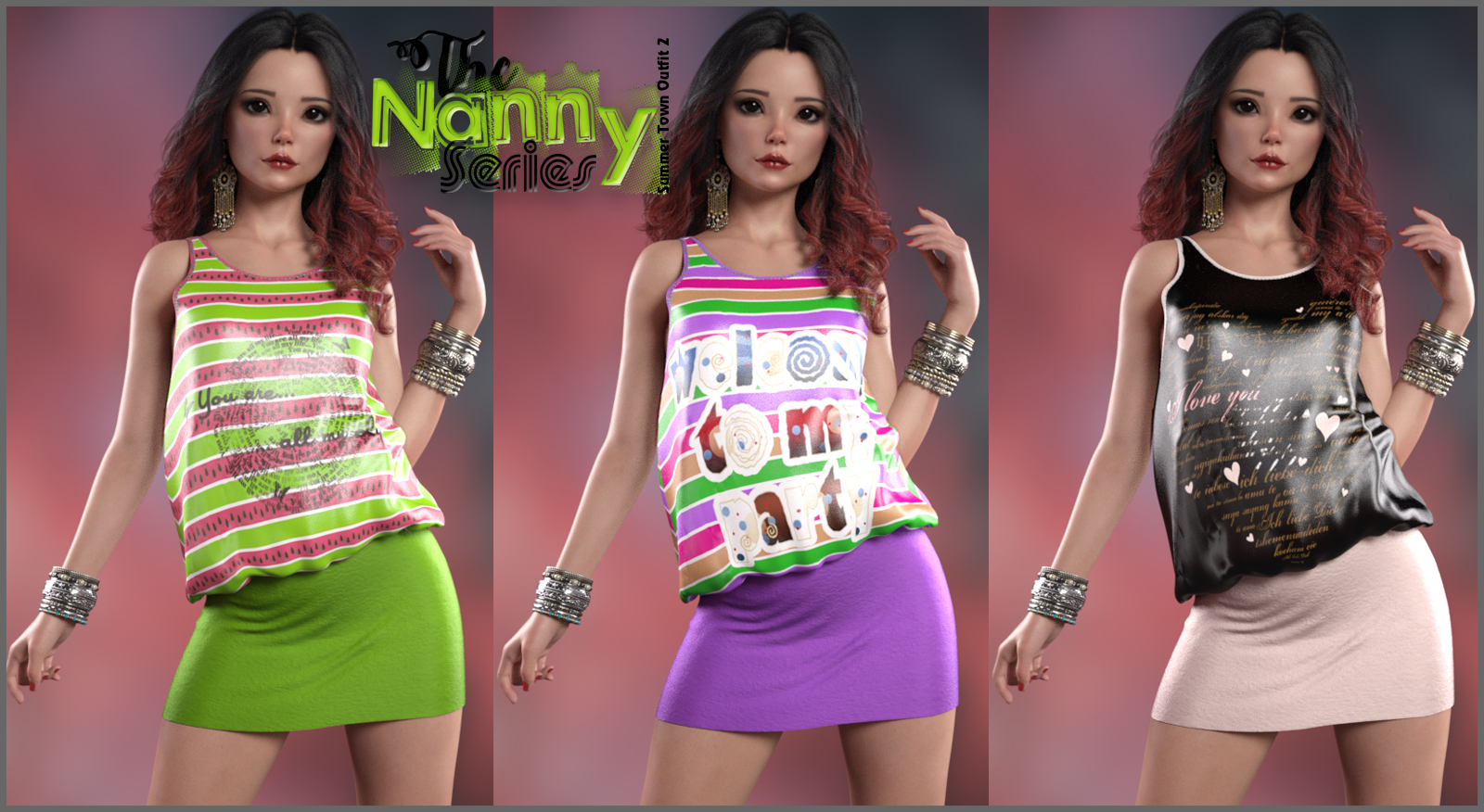 The Nanny Series: Summer Town Outfit 2 G8F by N/A