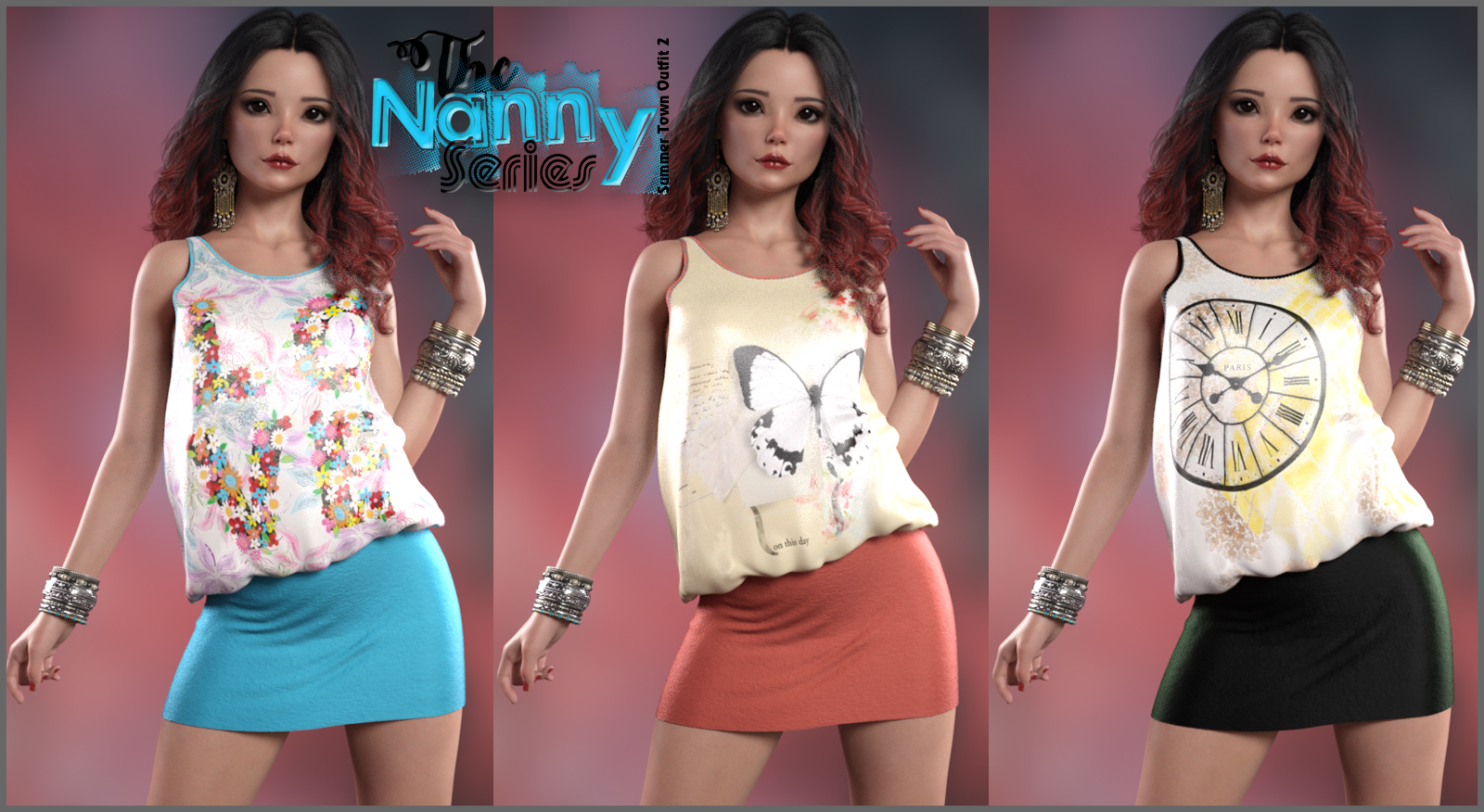 The Nanny Series: Summer Town Outfit 2 G8F by N/A