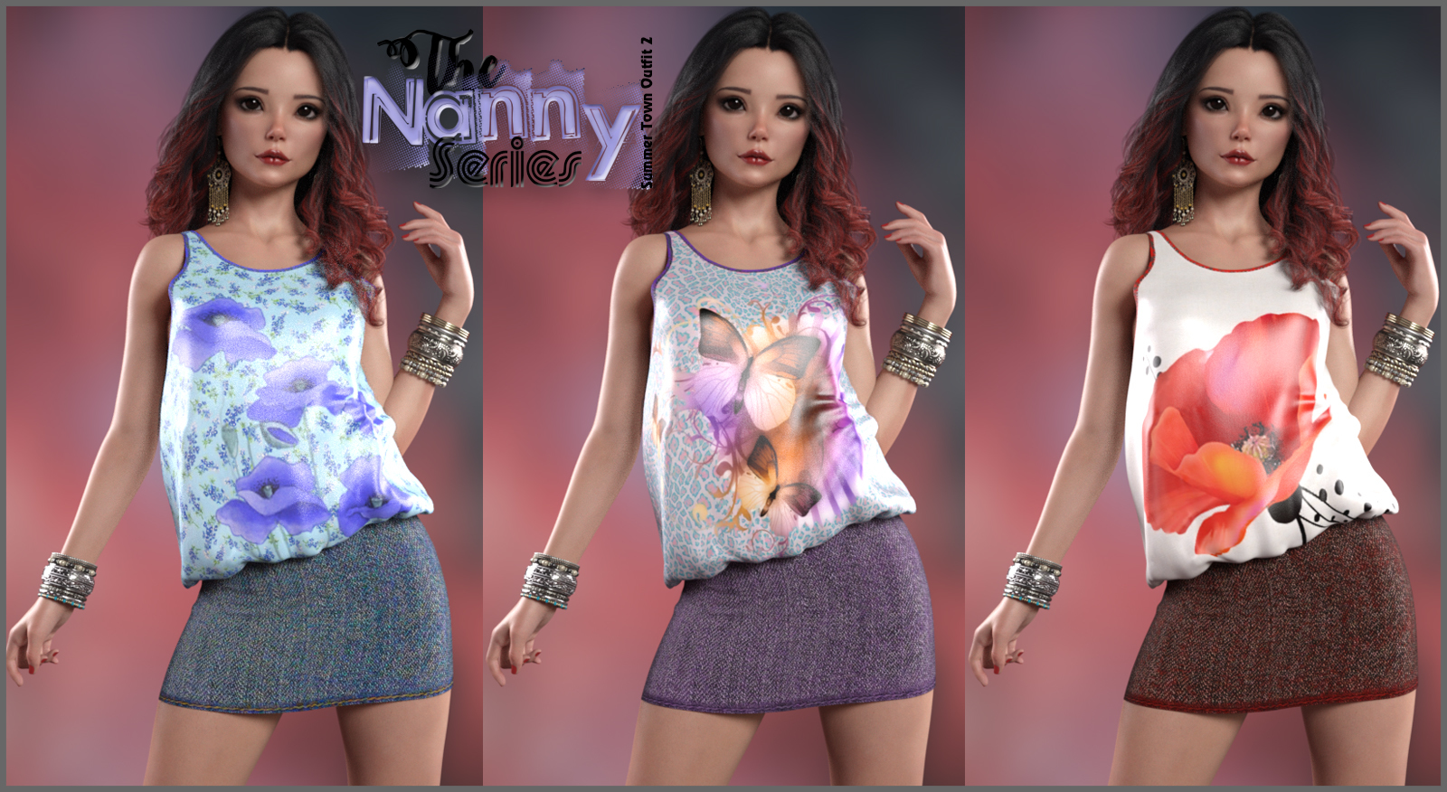 The Nanny Series: Summer Town Outfit 2 G8F by N/A