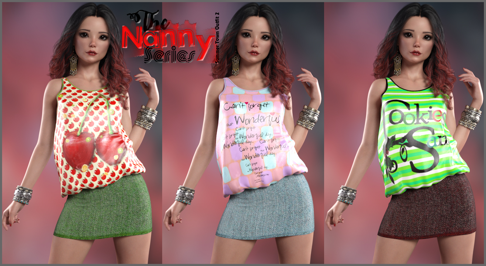 The Nanny Series: Summer Town Outfit 2 G8F by N/A