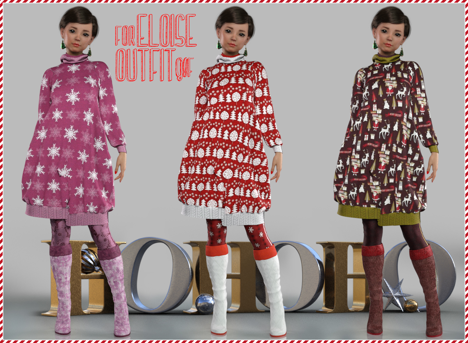 HoHoHo Eloise Outfit G8F by N/A