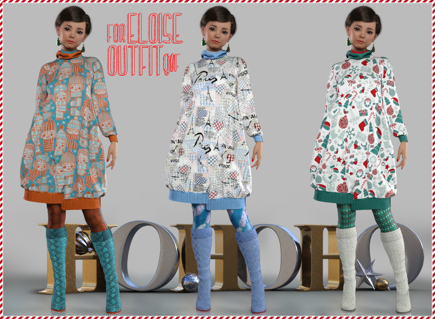 HoHoHo Eloise Outfit G8F by N/A