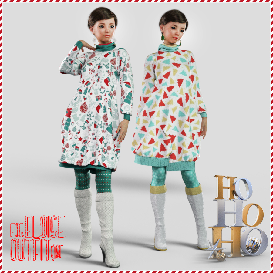 HoHoHo Eloise Outfit G8F by N/A
