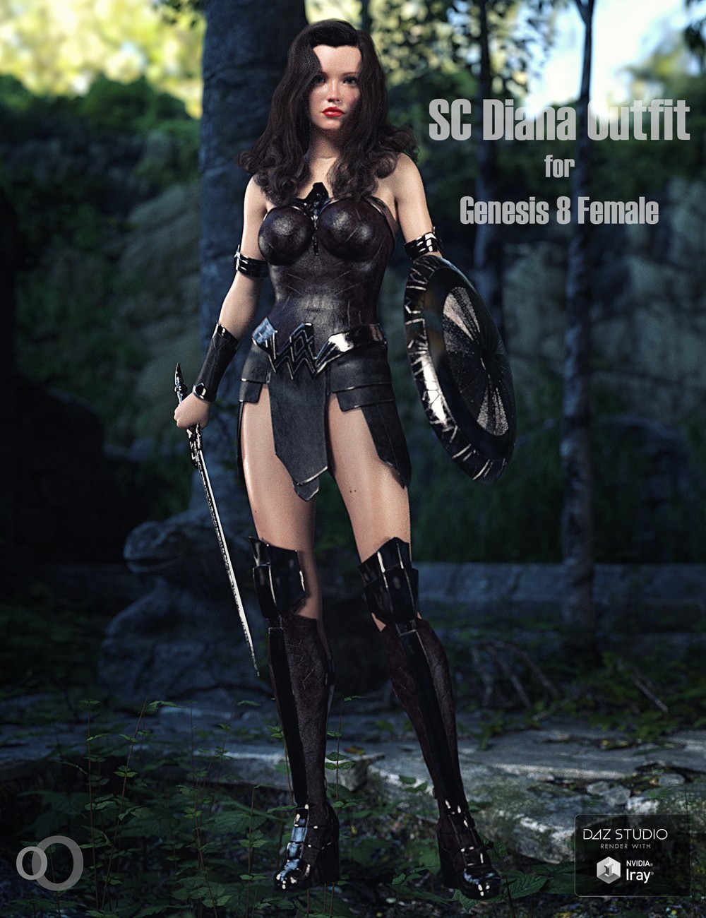 SC Diana Outfit for Genesis 8 Female by N/A