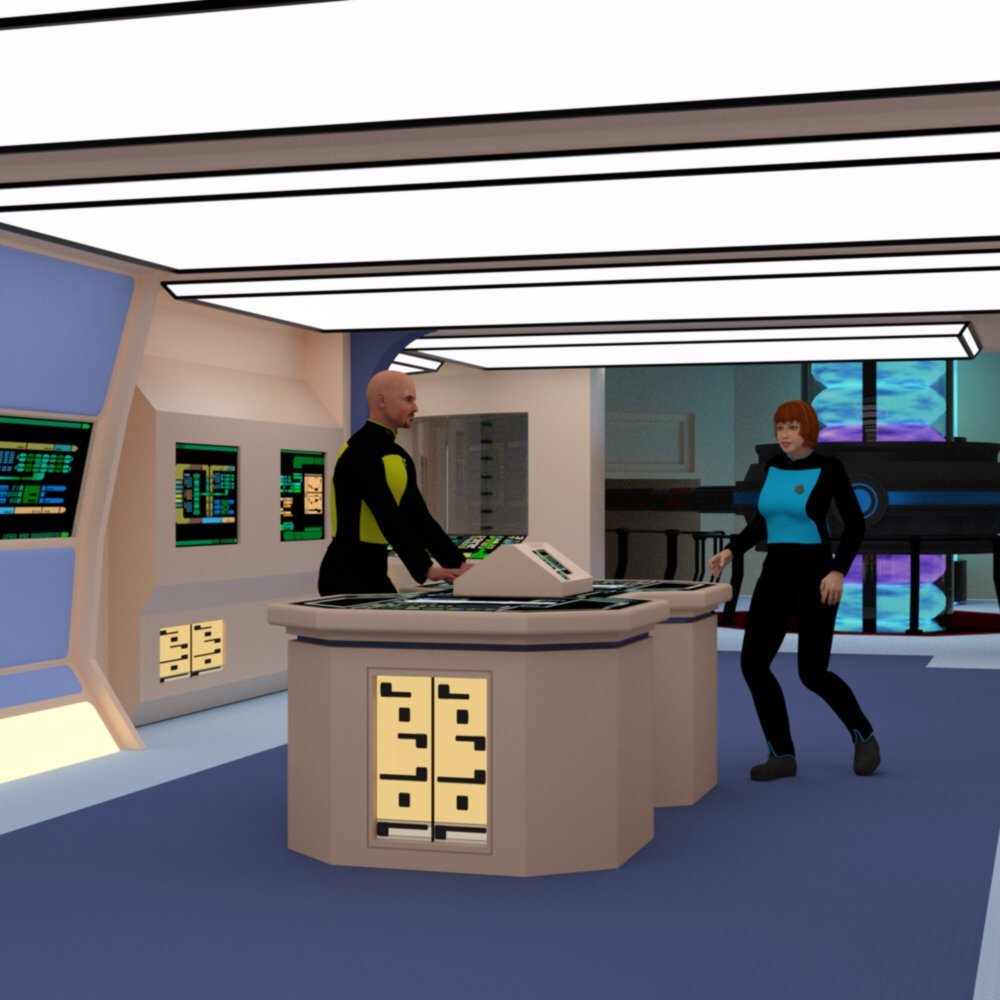 Starship Engineering Room 2 for DAZ Studio by N/A