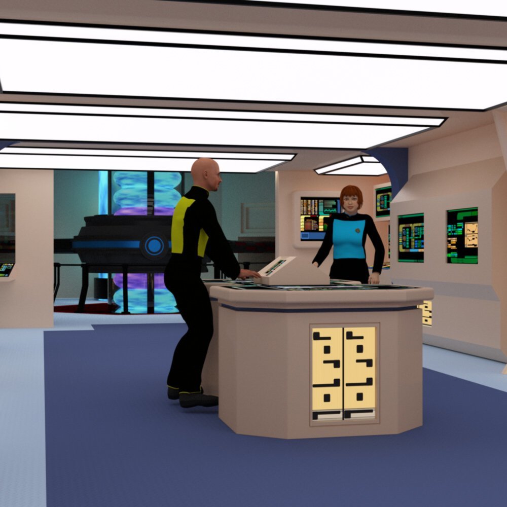 Starship Engineering Room 2 for DAZ Studio by N/A