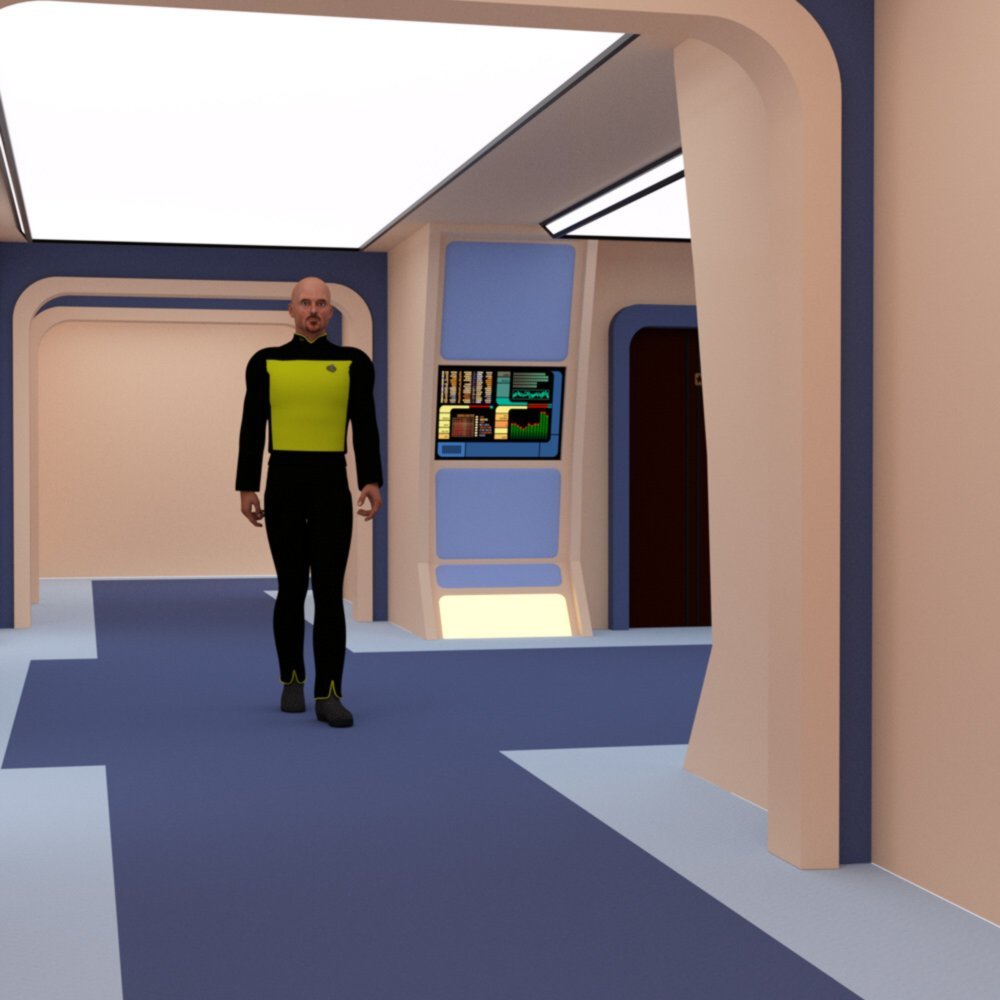Starship Engineering Room 2 for DAZ Studio by N/A