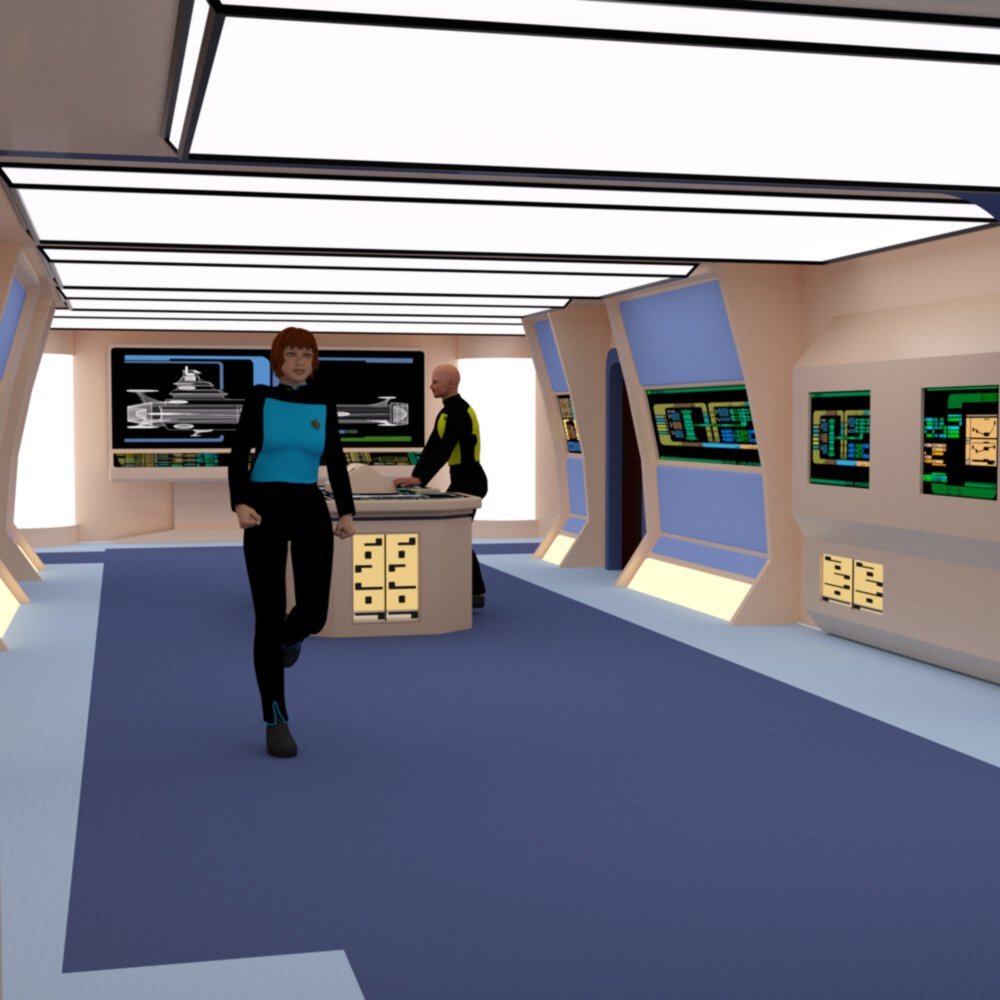 Starship Engineering Room 2 for DAZ Studio by N/A