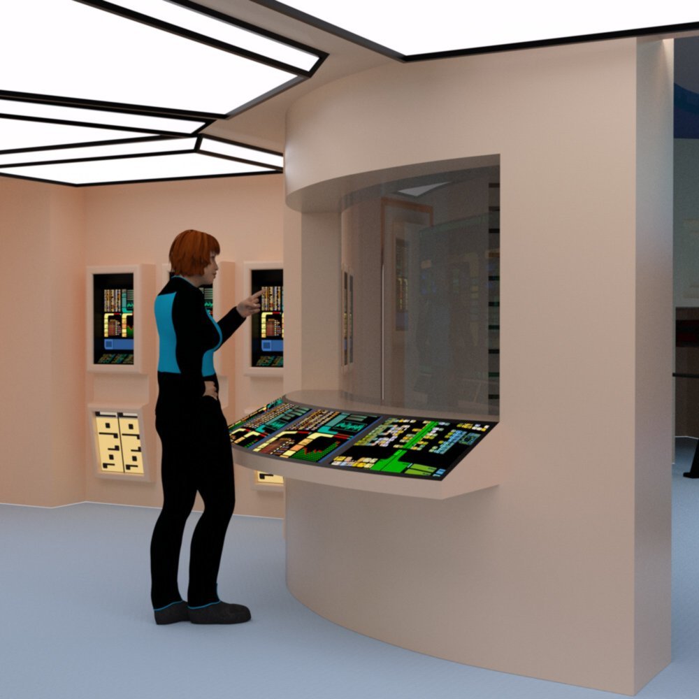 Starship Engineering Room 2 for DAZ Studio by N/A
