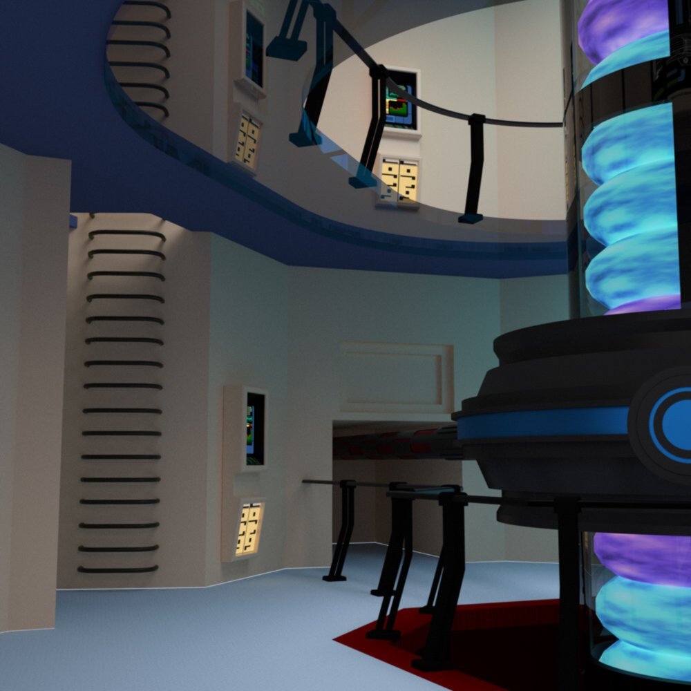 Starship Engineering Room 2 for DAZ Studio by N/A