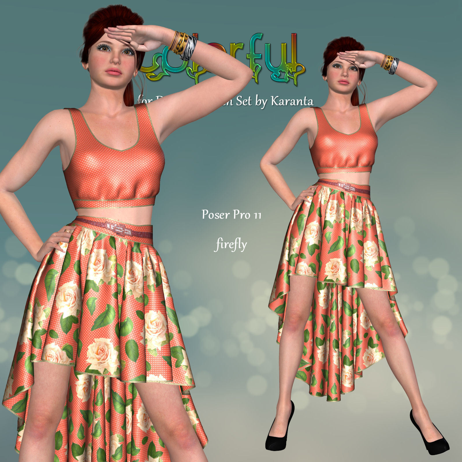 DA-Colorful for Dawns Coleen Set by Karanta by N/A