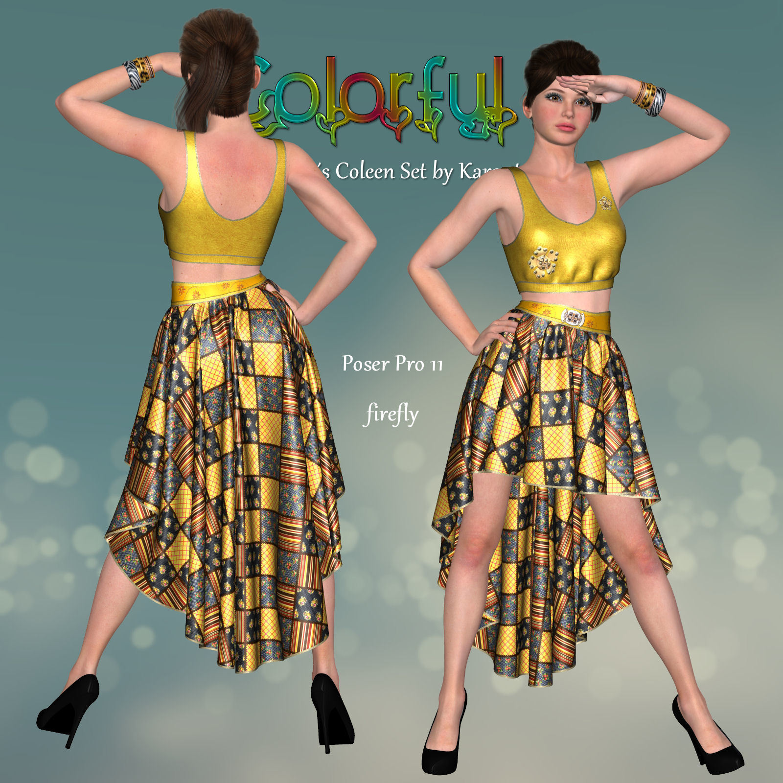 DA-Colorful for Dawns Coleen Set by Karanta by N/A