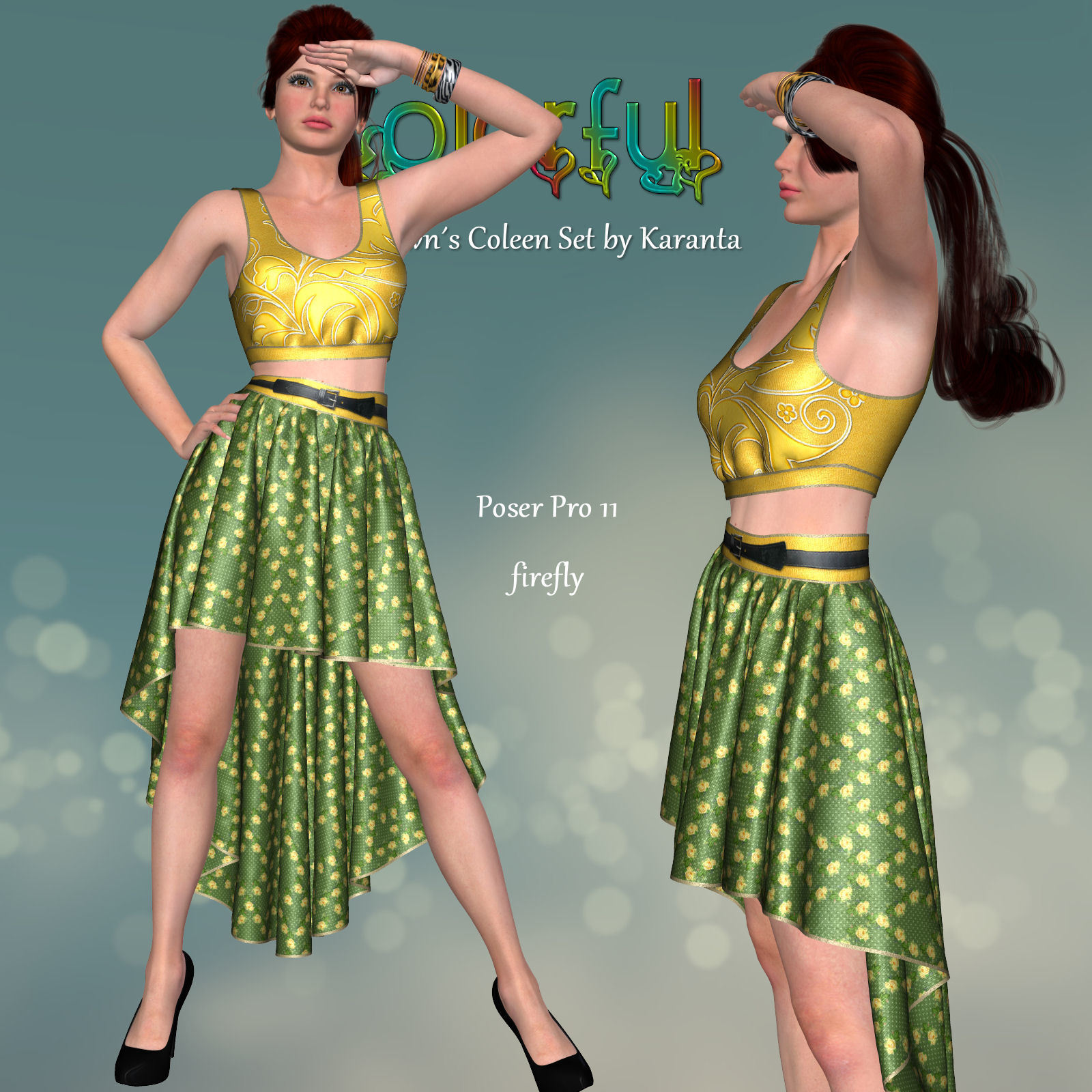 DA-Colorful for Dawns Coleen Set by Karanta by N/A