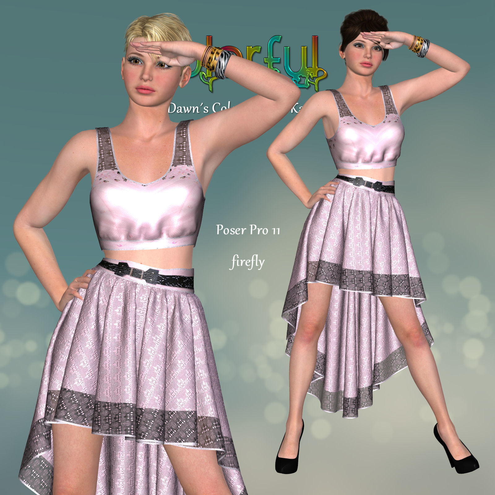 DA-Colorful for Dawns Coleen Set by Karanta by N/A