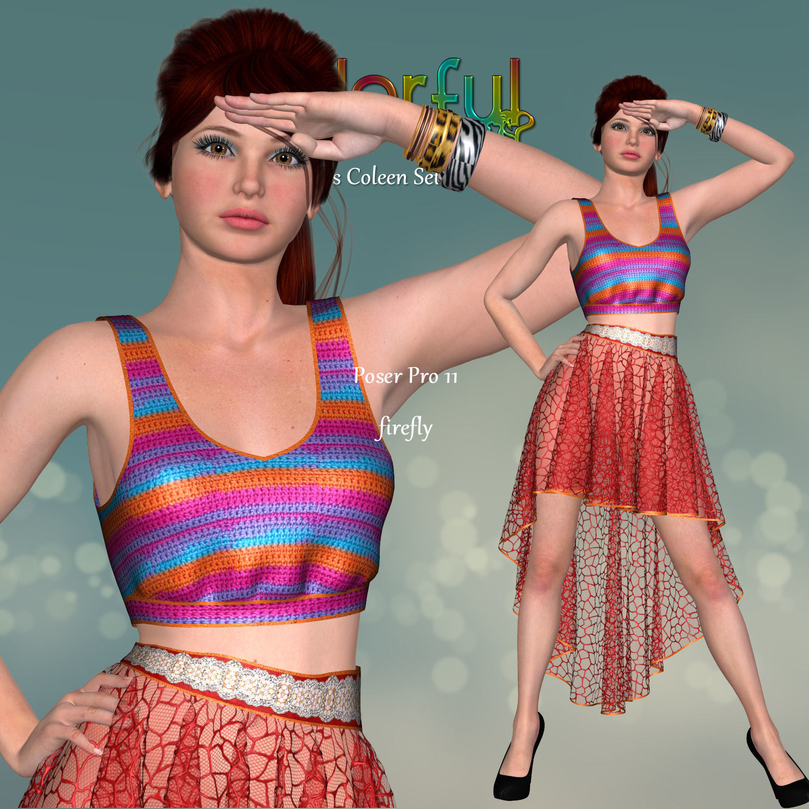 DA-Colorful for Dawns Coleen Set by Karanta by N/A