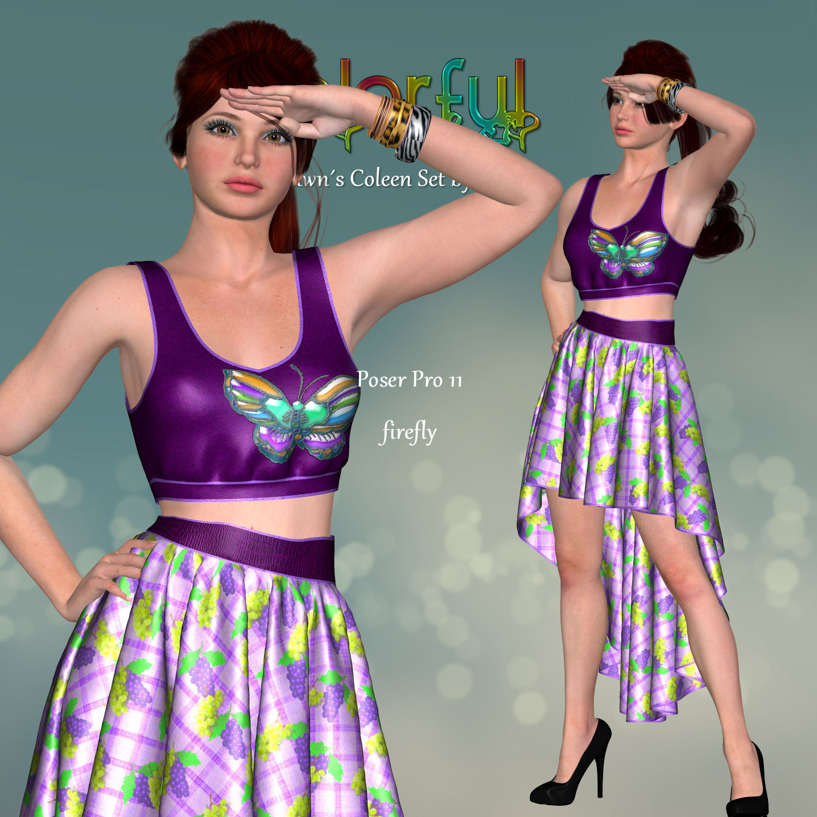 DA-Colorful for Dawns Coleen Set by Karanta by N/A
